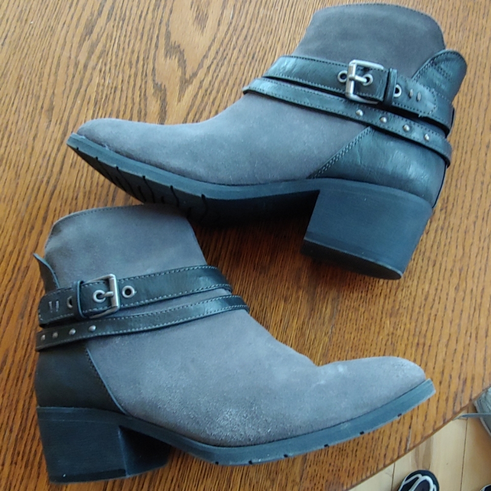 Leather Sonoma Ankle Boots Vitalize Ortholite 8.5